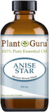 Anise Star Essential Oil 4 oz 100% Pure Undiluted Therapeutic Grade....