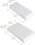 2 Pcs Under Desk Drawer, Self-Adhesive Hidden Desktop Organizer, Attachable Plastic Desk Drawer Slide Out, Table Storage Tray for Pencil Pen Stati...