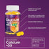Sugar Free Calcium Gummy Bites Plus 400 IU Vitamin D3, Bone Health & Immune Support - Chewable Calcium Nutrition Supplement, Non-GMO, Orange Flavo...