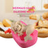OBTANIM Silicone Mermaid Fondant Mold Cute 3D Sleeping Baby Girl Mould Cake Topper DIY Decoration Baking Tool for Sugarcraft, Chocolate, Candle, S...
