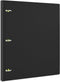 Telescoping 3 Ring Binder, Portable Plastic Binder with Telescoping Spine, 3 Ring Binder with Foldable Front Cover Holds 8.5" x 11" Paper for Scho...