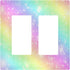 The Unicorn Galaxy Sky With Rainbow Pastel Clouds Wall Plate Cute Bright Candy Sky Wallplates Electrical Outlet Covers 1 Gang Switch Plates For Li...
