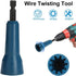 Electrical Wire Twister Tool for Drill, Wire Nut Twiter for Drill,Fast Wire Twisting Tool,Ideal Wire Nut Twister Tool,Connector Driver With 1/4" C...