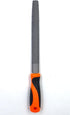 Edward Tools Harden 8" Half-Round Rasp Woodworking File with Rubber Handle - Heavy Duty Carbon Steel - Great for Rapid Removal of Material - Tool ...