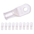 SELTERM 10pcs 1/0 AWG-1/4" Stud Tinned Copper Wire Lugs, Heavy Duty Battery Cable Ends,0 Gauge Ring Terminals, UL Battery Lugs Marine Grade Copper...