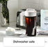 Takeya Patented Deluxe Cold Brew Coffee Maker with White Lid Airtight Pitcher, 1 Quart, White...