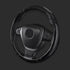 2PCS Car Steering Wheel Protector, Anti-Slip Carbon Fiber Steering Wheel Cover, Black, Suitable for Most Cars...