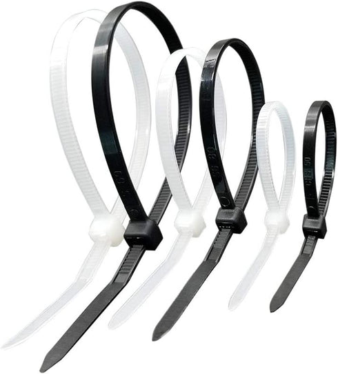 Superun Zip Tie Kit - 400 Pack Zip Ties Assorted Sizes 4 Inch, 6 Inch, 8 Inch Mix Pack in Black & White Wire Ties assortment…...