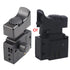Speed Regulating Switch FA2-61BEK Lock on Power Tool Electric Drill Speed Control Trigger Button Switch, black, Product size: height 55.6mm...