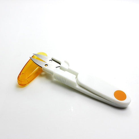 CJESLNA 1 X Thread Cutter Scissors Clipper Snips&Safety Cover for Cross-Stitch Embroidery Random Color...
