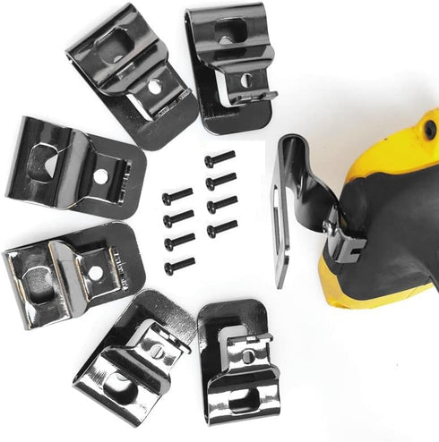 Tape Measure Holder, Drill Holster, Tactical Cordless Tool Belt Clip Holder, Holster with Belt Clip Hook,Small Electrician Tool Pouch with Clip Ho...