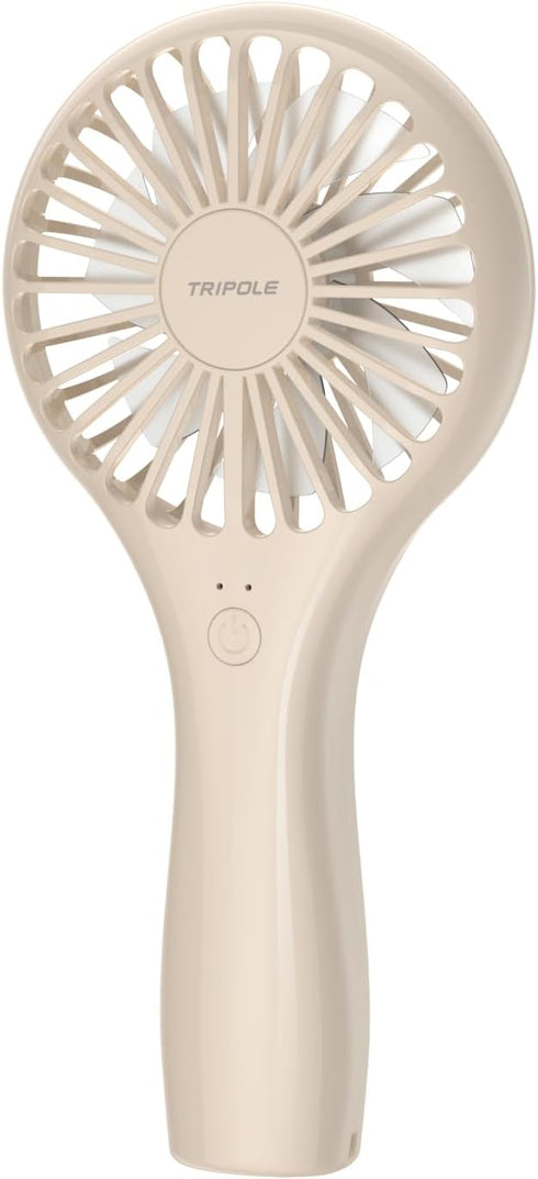 TriPole Mini Portable Fan Powerful Personal Handheld Battery Operated Rechargeable Fan Speed Adjustable Small Eyelash Fan for Stylish Kids Girls W...