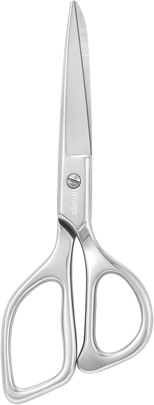 LIVINGO Tailor Fabric Sewing Scissors - 8" Professional Forged Stainless Steel Heavy Duty Metal Shears All Purpose, Crafting Ultra Sharp Scissors ...