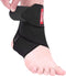 Ankle Brace Support Adjustable Breathable Elastic Nylon Material Fit for Most Size Use for Sports (Black 1pcs)...