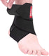 Ankle Brace Support Adjustable Breathable Elastic Nylon Material Fit for Most Size Use for Sports (Black 1pcs)...
