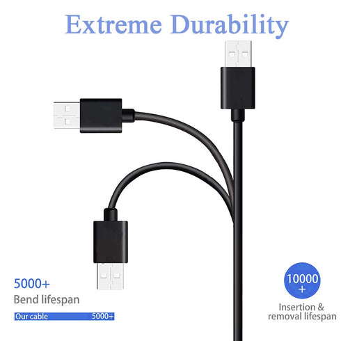 Micro-USB 5V2A Charger 10Ft Cable for Samsung Galaxy Tab A 10.1”(2016) SM-T580; Tab A 8.0" SM-T290; Tab E 9.6"/8.0" SM-T560/T37; Tab A 7.0"/9.7" S...