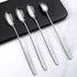YFWOOD 9.1-Inch Long Handle Iced Tea Spoon, Ice Cream Spoon, Long Coffee Spoons, Stainless Steel Cocktail Stirring Spoons - Set of 4 (Silver)...