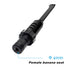Wire Piercing Probe Clip, Automotive Diagnostic Test Lead Accessories Repair Tools Puncture Wire Back Probe Pins Testing Kit, Black and Red, 2 Pac...