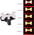 MASO Cycling Lights-USB Rechargable Bike tailligh with 5 Kinds of Light Mode,Bone Monochromatic,Fits on Any Road Bikes, Mountain Bikes, Helmets fo...