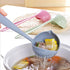 2 In 1 Kitchen Ladle Soup Pan Spoon with Filter Strainer (Blue)...