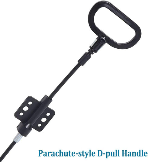 2Pcs Recliner Cables Replacement D-Ring Cables, Exposed 4.9" Total 33.7", Fit Ashley and Most Recliner...