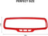 Compatible with 2011-2015 Chevrolet Camaro, Car Rear View Mirror Interior Trim Cover (Red)...