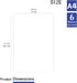 AcrossSea White Dry Erase Sheets - 6 Sheets of A4 - Adhesive Whiteboard Wallpaper Decal - White Board Contact Paper for Refrigerator, Desk, Office...