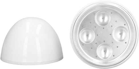 Egg Cooker Hard Boiled Egg Cooker 4 Eggs Capacity Compact Design ABS Material Egg Shape Microwave Function Egg Boiler Egg Cooker Microwave Microwa...