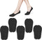 Womens No Show Socks Size 4-9, 5 Pairs Invisible Cotton Socks Ultra Low Cut Short Socks Non Slip Socks Black Dress Socks Sheer Socks Liners Thin F...