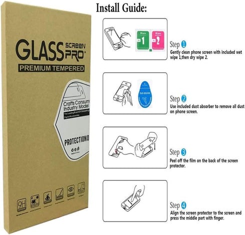 Screen Protector for Unihertz 8849 Tank 3 (6.79")(4 Pack), 9H Hardness Tempered Glass HD Anti-Scratch, Anti-Fingerprint Film Protective for Uniher...