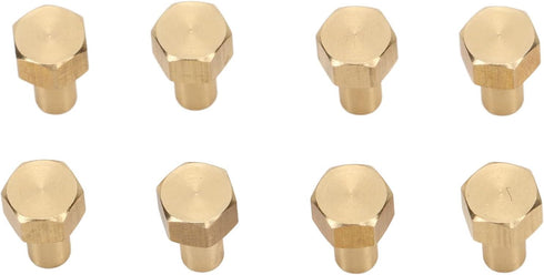 RC Nut, Brass 8Pcs Rust Resistant RC Nut for SCX24 (8mm)...