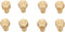 RC Nut, Brass 8Pcs Rust Resistant RC Nut for SCX24 (8mm)...