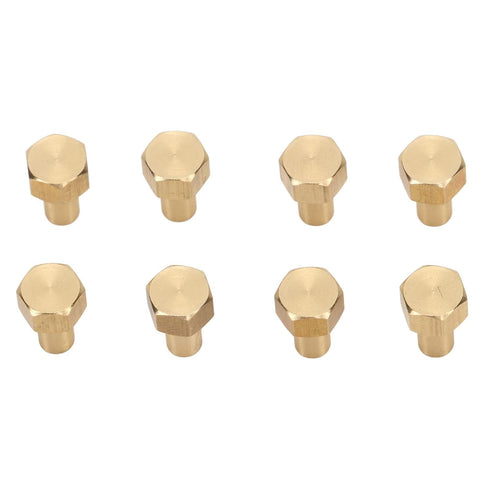 1/24 RC Hex Nut, 8Pcs 1/24 RC Hex Nut Brass RC Wheel Lock Nut Replacement Accessories for SCX24 Wheels & Tires (8mm)...