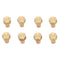 1/24 RC Hex Nut, 8Pcs 1/24 RC Hex Nut Brass RC Wheel Lock Nut Replacement Accessories for SCX24 Wheels & Tires (8mm)...