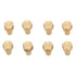 1/24 RC Hex Nut, 8Pcs 1/24 RC Hex Nut Brass RC Wheel Lock Nut Replacement Accessories for SCX24 Wheels & Tires (8mm)...