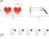 ENTHYI Melting Heart Sunglasses for Men/Women Rimless Irregular Party Unique Sun Glasses...