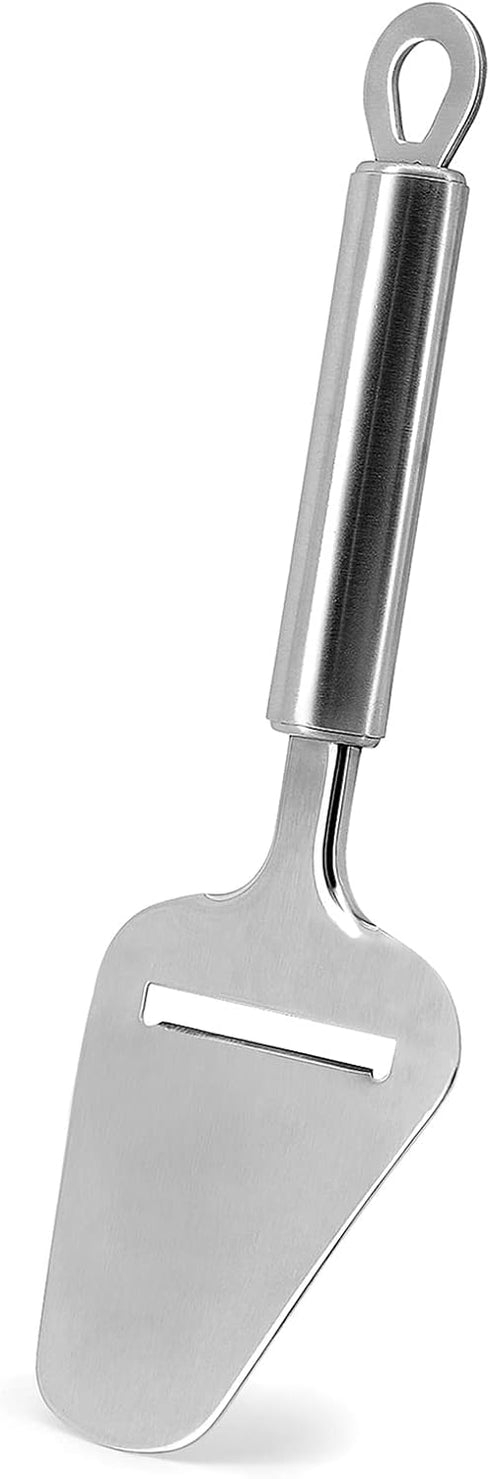 Cheese Slicer Stainless Steel, Cheese Knife Heavy Duty Plane Cheese Cutter, Shaver, Server For Semi-Soft, Semi-Hard Cheese...