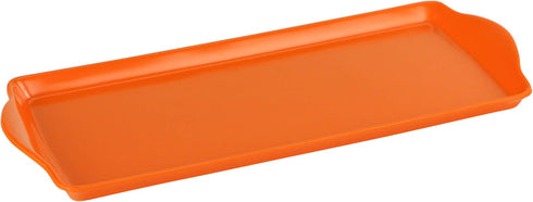 Calypso Basics Plastic Tidbit Melamine Sandwich Tray, Orange...