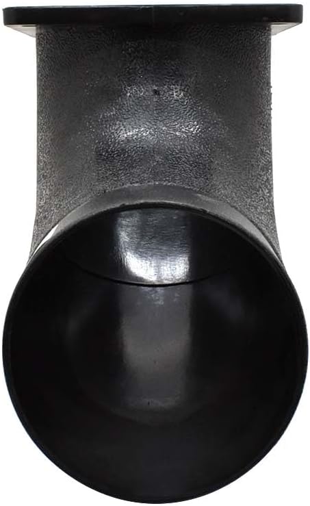 Big Horn 11433 4-5/8-Inch Flanged 4-Inch Elbow,Black...