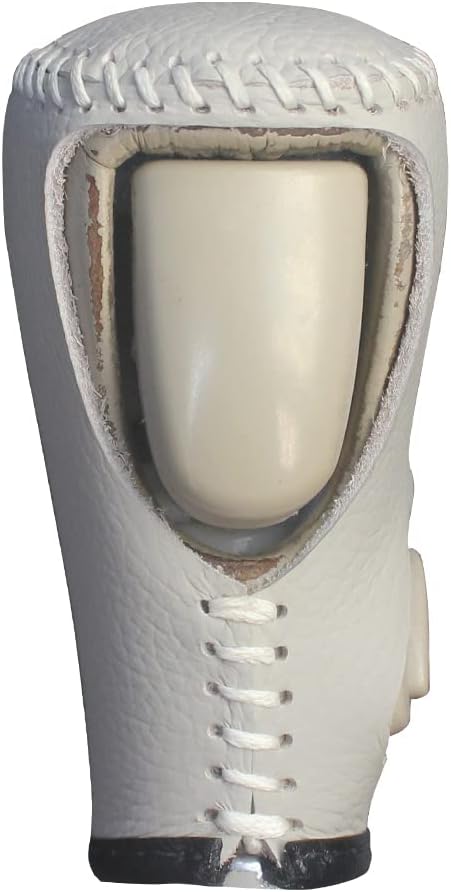 Genuine leatherAutomatic at Gear Shift Knob Cover Protector Trim Fit Nissan Murano 2009 2010 2011 2012 2013 (Beige)...
