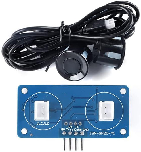 JSN-SR20-Y1 Ultrasonic Ranging Module Distance Measuring Sensor Module Range 2-500cm Waterproof and Dustproof Equipped with Dual Wire Probes...