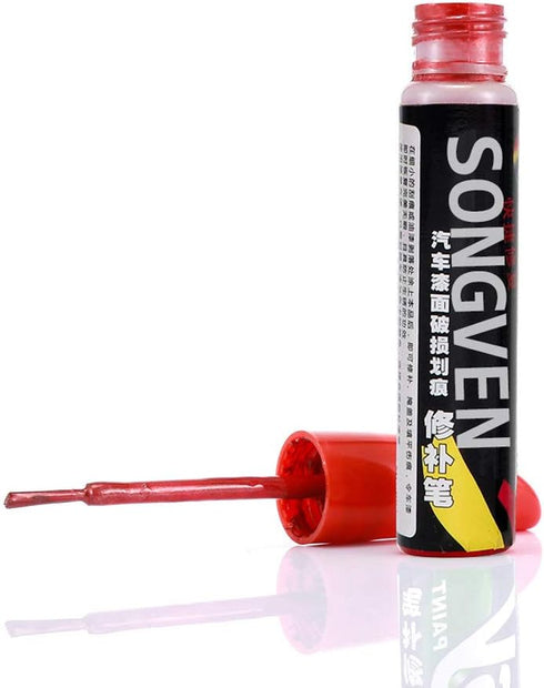 Red Car Touch Up Paint Pen Auto Scratch Repair Remover Pen Auto Painting Pen Car Scratch Remover (red)...