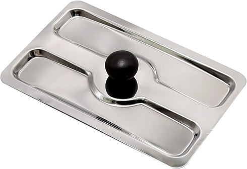 Toaster Dust Cover, Stainless Toaster Appliance Top Cover, Steel Electric Bread Maker Upper Cover for Bread Machine...