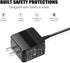 KFD 19V Charger for ILIFE V3s Pro,V5s Pro,V1,V3,V4,V5,V5 Pro,V7,X5,V50,V55,X800,V8s,V80 Max,V9e,A4,A4s,A4s Pro,A6,A7,A8,A9,A9s,A10,A80 Max Robot V...