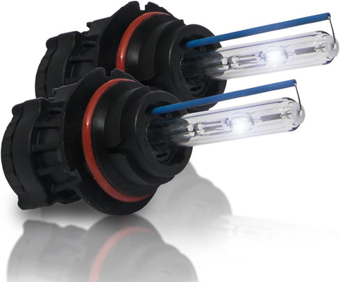HID-Warehouse HID Xenon Replacement Bulbs - Bi-Xenon 9004 6000K - Light Blue (1 Pair)...