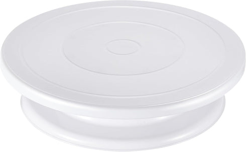 Kootek Cake Stand, 11 Inch Rotating Cake Turntable for Decorating, Display & Baking, Smooth Revolving Spinner Stand (White)...