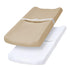 PHF Baby Changing Pad Covers for Boys Girls, 2 Pack Ultra Soft Breathable Microfiber Changing Pad Table Sheets for Most Baby Changing Pads, White ...