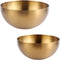 Stainless Steel Salad Bowls, Mixing Bowls, Nesting Bowls, Snacks Bowls, Serving Bowls for Mixing, Cooking, Baking, Prepping, Set of 2, Small & Lar...