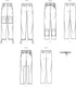 Simplicity Misses' Belt and Cargo Pants Sewing Pattern Packet, Sizes 18-20-22-24-26, Multicolor...