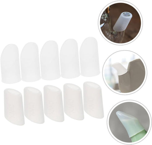 1 Set Teapot Spout Decked Accessories Spout Dust Covers Silicone Spout Sleeve Coffeepot Spout Cover Home Kettle Spout Cover Tea Pot Spout Sleeves ...